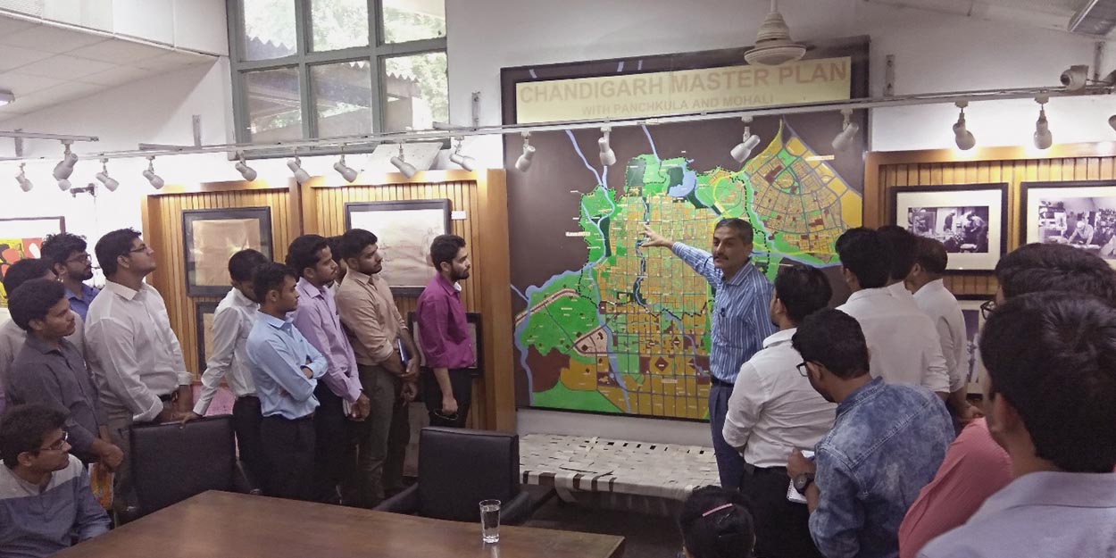 Real Estate students participate in Chandigarh City Study Tour